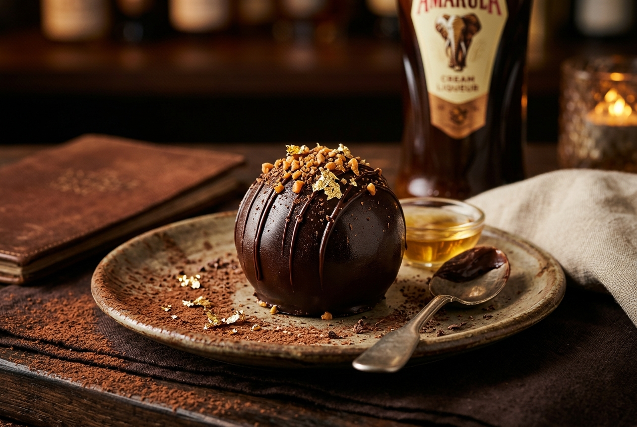 Bombom Trufado com Morango Receita de Trufa de Amarula (passo a passo)