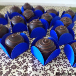 Bombom Crocante Trufa de amendoim banhada no chocolate amargo