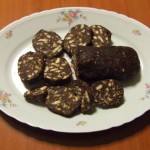 Churros recheados com brigadeiro Receita de salame de chocolate