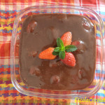 Como Fazer Pudim de Chocolate Sobremesa de Bombom com Morango